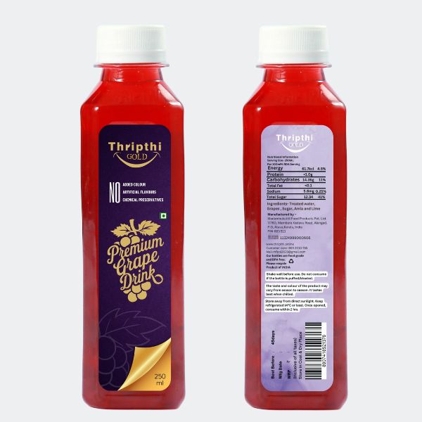 Thripthi Gold Grape Drink  (250ml)